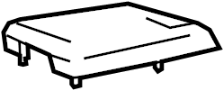 Image of Console Lid image for your 2010 Mazda Tribute   