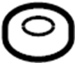 View Cover. Nut. Washer. Bumper. (Upper, Lower) Full-Sized Product Image