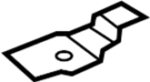 View Radiator Mount Bracket (Right, Upper) Full-Sized Product Image