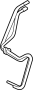View Windshield Washer Hose (Upper) Full-Sized Product Image 1 of 2
