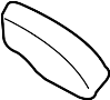 View Back Glass Wiper Motor Cover Full-Sized Product Image 1 of 2