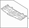 Image of Radiator Support Splash Shield image for your 2013 Mazda 2   