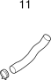 View Clamp. Hose. (Upper, Lower) Full-Sized Product Image