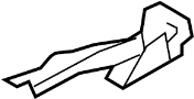 Image of Hood Hinge image for your 1997 Mazda B2300   