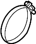 Image of Engine Air Duct Clamp (Lower) image for your Mazda