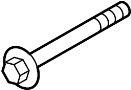 View Mount. Bolt. Bracket. Transmission. (Rear) Full-Sized Product Image