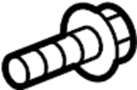 Image of Bolt. Shield. (Lower). A threaded rod with a. image for your 2020 Mazda CX-30 2.5L SKYACTIV A/T AWD Select Sport Utility 