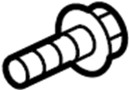 Image of Bolt. (Lower). A threaded rod with a. image for your 2012 Mazda Mazda 3