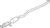Image of Catalytic Converter (Rear) image for your 2006 Mazda 6   