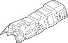 Image of Floor Pan Heat Shield (Rear) image for your 2007 Mazda CX-7   