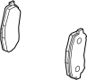 Image of Disc Brake Pad Set (Front) image for your 2008 Mazda MX-5 Miata   