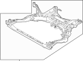 Image of Suspension Subframe Crossmember image for your Mazda