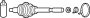 View CV Joint Kit (Left) Full-Sized Product Image 1 of 2
