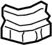 Image of Cowl Reinforcement (Lower) image for your 1997 Mazda MX-6   