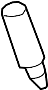 Image of Glove Box Support image for your 2000 Mazda Protege   