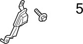 View Seat Belt Height Adjuster Bolt (Upper) Full-Sized Product Image