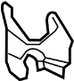 Image of Seat Back Recliner Adjustment Mechanism Cover image for your Mazda