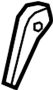 Image of Seat Back Recliner Adjustment Handle image for your Mazda