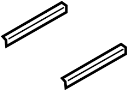 View Seat Track Cover (Right) Full-Sized Product Image 1 of 2