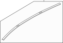View Roof Molding (Left, Right) Full-Sized Product Image 1 of 2