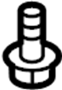 Image of Bolt. (Upper). A threaded rod with a. image for your 2017 Mazda CX-5 Sport