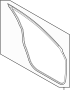Image of Door Seal (Right) image for your 2008 Mazda B2300   