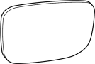 View Door Mirror Glass (Left) Full-Sized Product Image