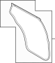 Image of Door Seal (Right, Rear) image for your 1994 Mazda MIATA 1.8L M/T Base Convertible 