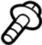View Screw. Panel. Bracket. (Front, Upper, Lower) Full-Sized Product Image