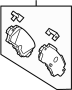 Image of Disc Brake Pad Set (Right, Rear) image for your 2013 Mazda CX-9   