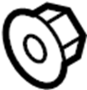 View Lateral Arm Nut Full-Sized Product Image 1 of 2