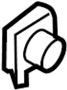 View Grommet. Nut. Splash. Shield. Retainer. (Upper, Lower) Full-Sized Product Image