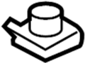 View Nut. Cover. Clip. Bumper. Shield. (Front, Lower) Full-Sized Product Image 1 of 10