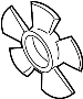 View Engine Cooling Fan Blade Full-Sized Product Image