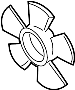 View Engine Cooling Fan Blade Full-Sized Product Image