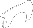 Image of Fender (Front) image for your 2004 Mazda 6   