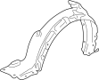 Image of Fender Splash Shield (Right, Rear) image for your 2006 Mazda Tribute   