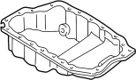 Image of Engine Oil Pan image for your 1993 Mazda B2200  LE-5 Extended Cab Pickup Fleetside 