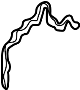 View Engine Timing Cover Gasket (Front, Lower) Full-Sized Product Image