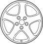 Image of Wheel image for your 1990 Mazda MPV 2.6L M/T 4WD Passenger Standard Passenger Van 
