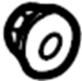 Image of Pulley. Idler. Collar. A protective sleeve that. image for your 1990 Mazda MIATA   
