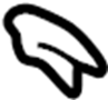 Image of Instrument Panel Pocket Clip image for your 2000 Mazda Millenia   