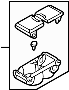 Image of Console Cup Holder image for your 2010 Mazda 5   