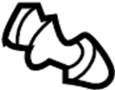 Image of Door Window Molding Clip image for your 1998 Mazda Millenia  Base Sedan 