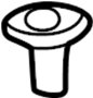Image of Rocker Panel Molding Grommet image for your Mazda