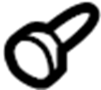 View Clip. Fastener.  Full-Sized Product Image