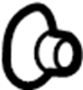 Image of Bumper Splash Shield Grommet (Upper) image for your 1989 Mazda B2200   
