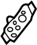 View Door Window Switch Bezel (Left) Full-Sized Product Image 1 of 1