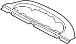 Image of Package Tray Trim image for your 2020 Mazda 3 2.5L SKYACTIV M/T FWD Premium Hatchback 