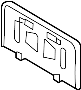 Image of License Plate Bracket image for your 2005 Mazda 3 2.3L A/T S Sedan 